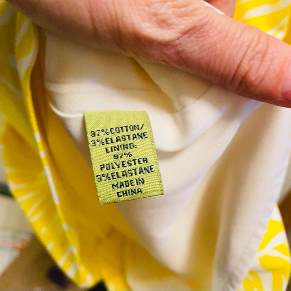 Elizabeth McKay Yellow Zebra Print Madeline Dress - Picture 6 of 7